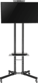 Neomounts PLASMA-M1700E TV Trolley Zwart Monitor beugel voor 2 schermen