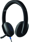 Logitech H540 Stereo USB-A Headset Office headset met Unified Communications