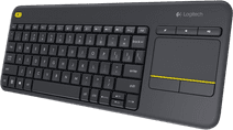 Logitech K400 Plus Wireless Touch Zwart Azerty Toetsenbord
