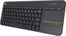 Logitech K400 Plus Wireless Touch AZERTY Noir Clavier AZERTY 