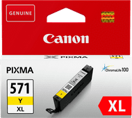 Canon CLI-571XL Cartridge Geel Canon PGI-570 of CLI-571 Inktpatroon