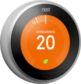 Google Nest Thermostat Silver Wired thermostat