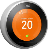 Google Nest Thermostaat Zilver Slimme klimaatbeheersing