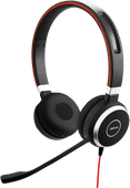 Jabra Evolve 40 UC Stereo Casque de Bureau Filaire Casque de bureau avec communication unifiée