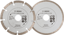 Bosch Diamantschijf 125 mm 2 stuks Slijpschijf