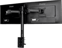 iiyama Support pour écrans DS1002C-B1 Bras d'écran PC iiyama avec 2 bras