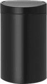 Brabantia Touch Bin 40L Matt Black Brabantia Touch Bin trash can