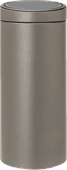 Brabantia Touch Bin 30L Platinum Brabantia trash can