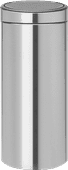 Brabantia Touch Bin 30L Matte Steel Fingerprint-Proof Brabantia Touch Bin trash can