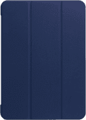 Just in Case iPad 12.9 (2017) Coque Smart Tri-Fold Bleu Étui à rabat pour tablette