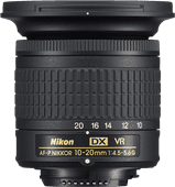 Nikon AF-P DX Nikkor 10-20mm f/4.5-5.6G VR Lens voor Nikon camera