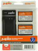 Jupio Kit: Battery LP-E10 (2x) + USB Single Charger Battery for Canon SLR cameras