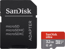 SanDisk MicroSDHC Ultra 32GB 25MB/s Geheugenkaart