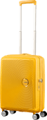 American Tourister Soundbox Expandable Spinner 55cm Golden Yellow 