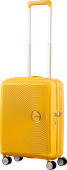 American Tourister Soundbox Expandable Spinner 55 cm Golden Yellow Top 10 des valises les plus vendues