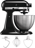 KitchenAid Classic Mixer 5K45SSEOB Onyx Zwart KitchenAid Classic