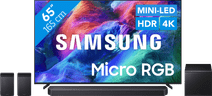 Samsung Micro RGB 65" R95H (2026) + Samsung HW-Q930H (2026) Samsung televisie promotie