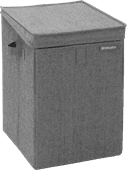 Brabantia Corbeille à Linge 35 Litres - Pepper Black 