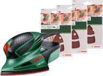 Bosch PSM 100 A + 30 Feuilles Abrasives Ponceuse à main
