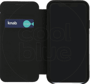 Decoded Leather Slim Wallet Apple iPhone Xr Book Case Zwart Decoded hoesje