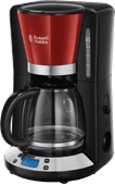 Russell Hobbs Colours Plus Rood Filterkoffieapparaat met timer