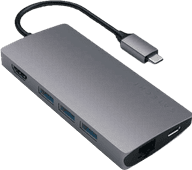 Satechi USB-C vers USB-A, Ethernet et HDMI Station d'Accueil Gris Sidéral 