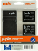 Jupio Kit: 2x Battery DMW-BLG10E + USB Single Charger Battery for compact cameras