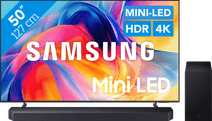 Samsung Mini-led 50" M73H (2026) + Samsung HW-Q600F (2025) Televisie met Q-Symphony