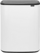 Brabantia Bo Touch Bin 2 x 30 Litres White Poubelle blanche