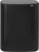 Brabantia Bo Touch Bin 2x 30L Matte Black Brabantia trash can