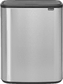 Brabantia Bo Touch Bin 60L Stainless Steel Fingerprint-Proof Brabantia trash can