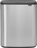 Brabantia Bo Touch Bin 60 Liter Rvs Fingerprint Proof Brabantia Bo vuilbak