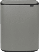 Brabantia Bo Touch Bin 60 Litres Mineral Concrete Grey Poubelle Brabantia Bo