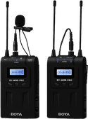 Boya UHF Duo Lavalier Microfoon Draadloos BY-WM8 Pro-K1 Omnidirectionele cameramicrofoon