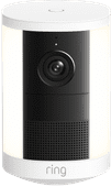 Ring Spotlight Camera 2e Generatie Batterij Wit Ring camera voor een kleine tuin