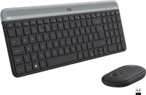 Logitech MK470 Slim Wireless Keyboard and Mouse Gray AZERTY Logitech Home and Office keyboard and mouse set