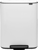 Brabantia Bo Pedal Bin 60 Liter White Witte vuilbak