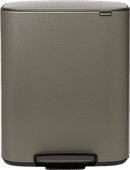 Brabantia Bo Pedal Bin 60L Platinum Brabantia trash can