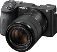 Sony Alpha A6600 + 18-135mm f/3.5-5.6 OSS Camera with a tiltable screen