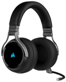 Corsair Virtuoso RGB Casque Gamer Sans fil Carbone Casque gamer avec son surround pour PlayStation 5