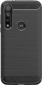 Just in Case Rugged TPU Motorola Moto G8 Plus Back Cover Zwart Just In Case hoesje