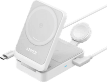 Anker Prime 3-in-1 MagGo Vouwbare Draadloze Oplader 15W Wit Draadloze oplader voor iPhone