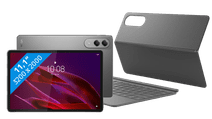 Lenovo Yoga Tab 11,1 inch 256GB Wifi Grijs met Stylus + Toetsenbord Hoes AZERTY Tablet met groot schermformaat