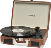 Denver VPL-120 Marron Platines vinyles USB