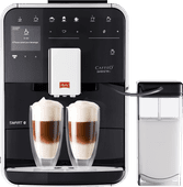 Melitta F830-102 Barista T Smart Noir Machine à café avec double réservoir à grains