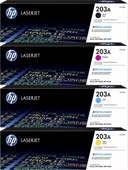 HP 203A Toner Cartridge Combo Pack Toner cartridge for HP printer