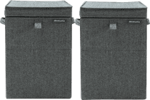 Brabantia Corbeilles à Linge Pepper Black Lot de 2 