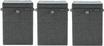 Brabantia Corbeilles à Linge Pepper Black Lot de 3 
