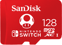 SanDisk MicroSDXC Extreme Gaming 128GB (Nintendo licensed) Sandisk microSD kaart