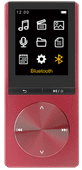 Difrnce MP1820BT Red MP3 speler met 4 GB tot 8 GB opslagcapaciteit